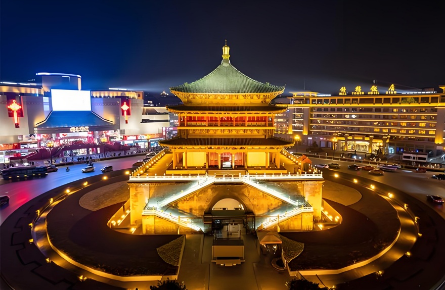 仿古建筑景区照明